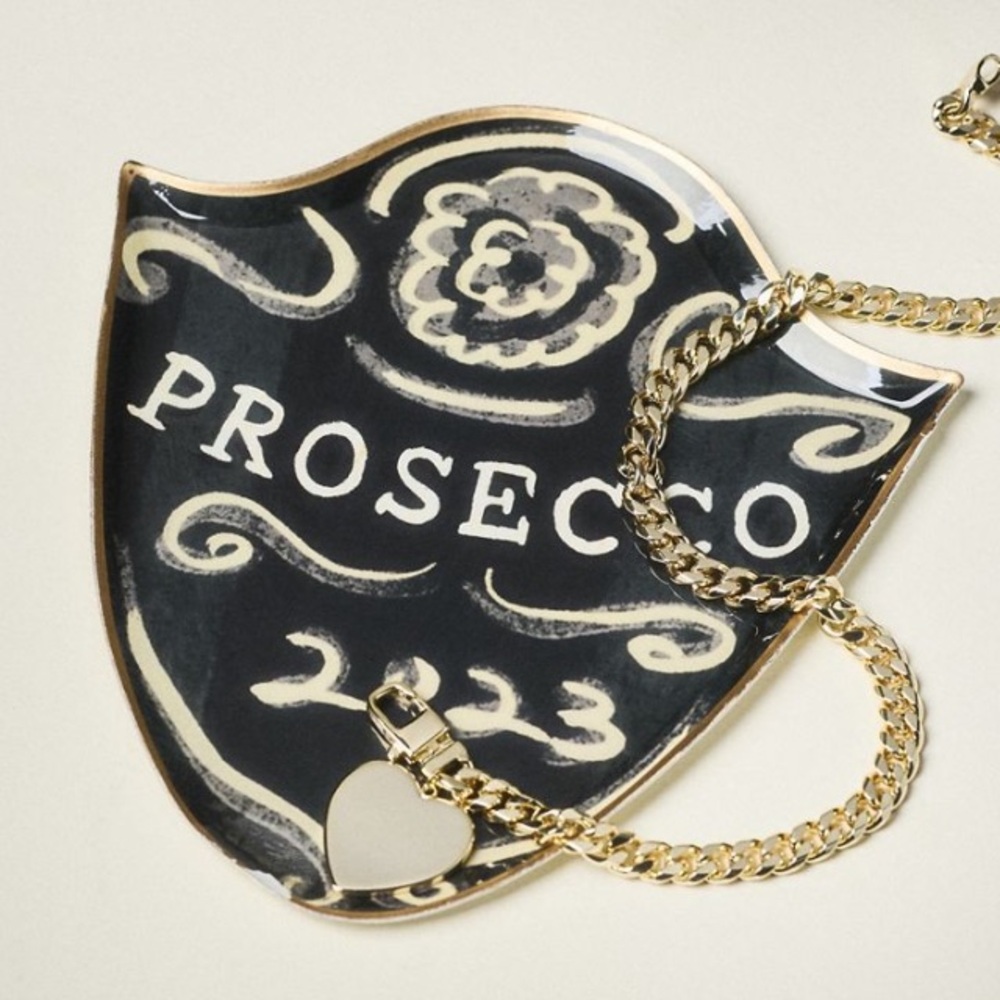 Anthropologie Prosecco Trinket Dish NWT